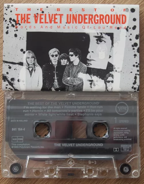 £12.29　(Verve　THE　1989　Cassette　The　Tape　Best　UK　VELVET　8411644)　Europe　UNDERGROUND　Of　PicClick