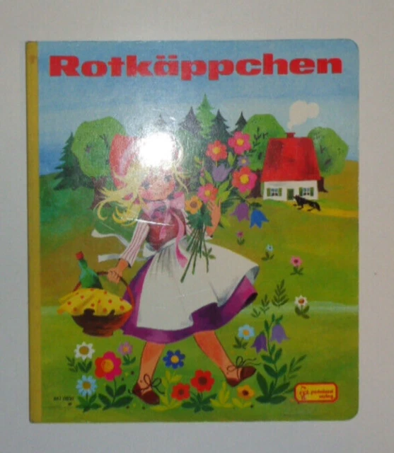 ALTES KINDERBUCH 1978 ~~ ROTKÄPPCHEN ~~ Gebrüder Grimm Märchen