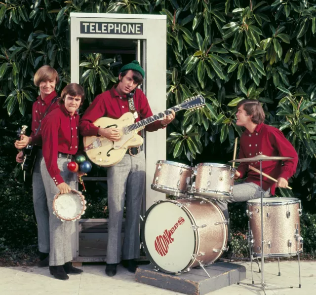 The Monkees Davy Jones Mike Nesmith Peter Tork Micky Dolenz 11x14 Glossy Photo