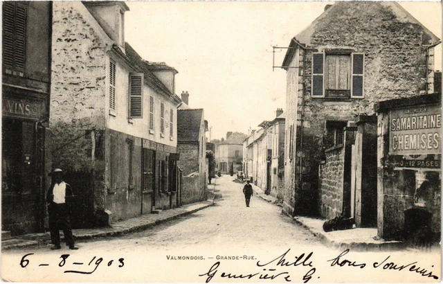 CPA Valmondois Grande Rue FRANCE (1330154)