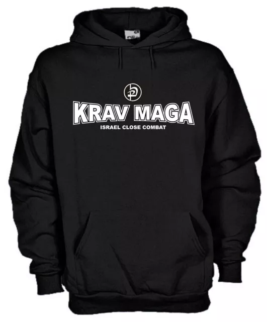 Krav Maga KJ458 Felpa con Cappuccio arti marziali MMA Israel combat