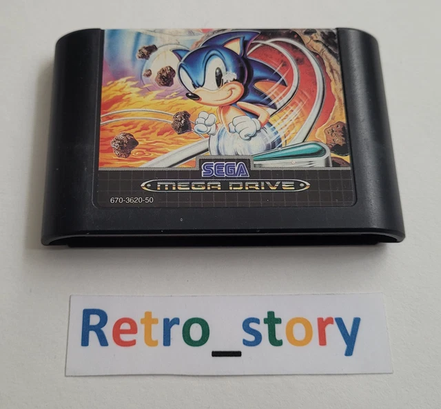 Jeu MEGADRIVE - SONIC SPINBALL - Version PAL Complète (Boîte + Jeu + Notice) - Très Bon État