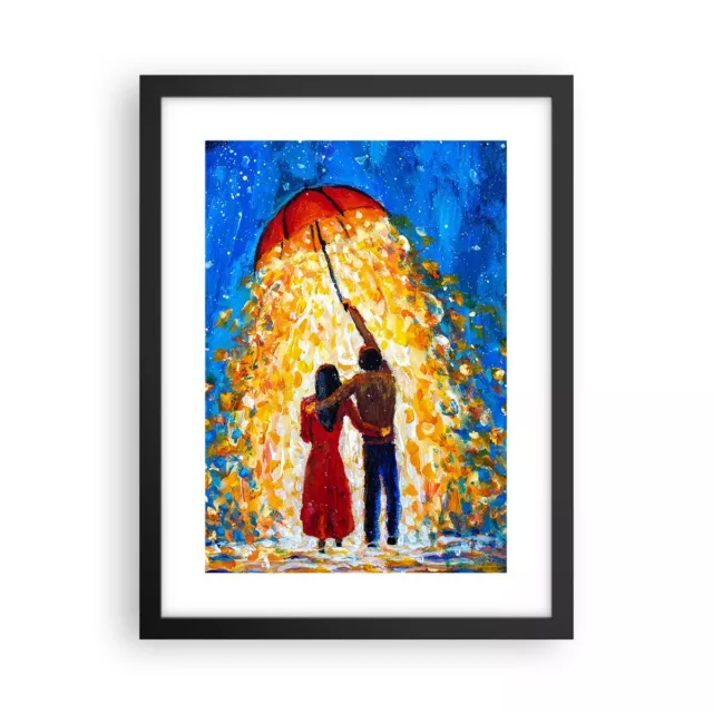 Affiche Poster 30x40cm Tableaux Image Photo Romantique Couple Amour Wall Art