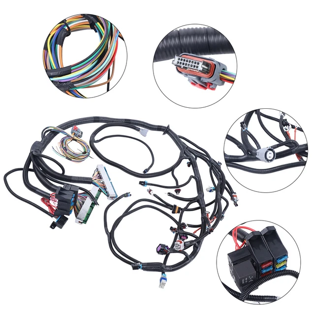 COMPLETE STAND ALONE Engine Wire Harness For Vortec Engines W/ 4L60E