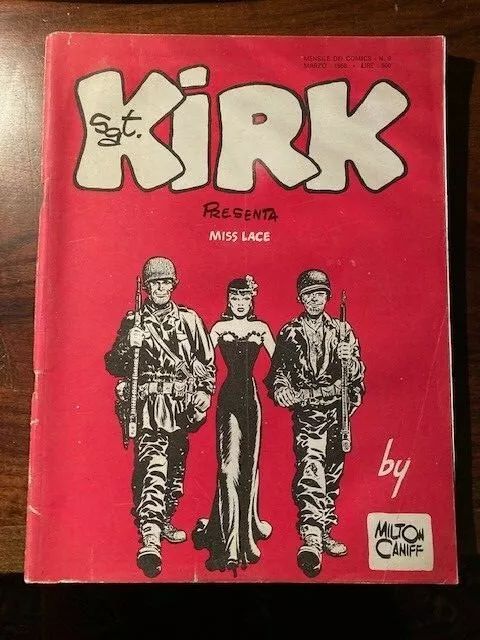 Hugo Pratt/Milton Caniff/ Sergent Kirk Mensuel N°9 Mars 1968 Eo