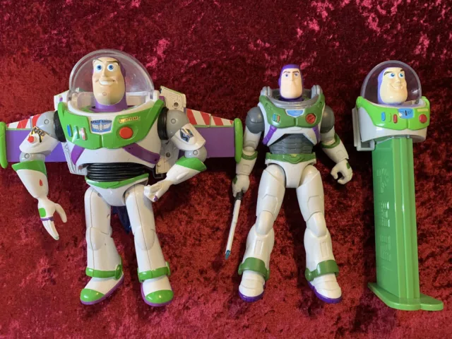 Sound & Lights Buzz Lightyear  & Giant Pez Dispenser Toys Dolls Toy Story Movie