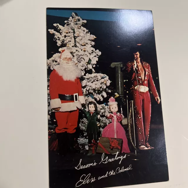 Elvis Christmas Card Super Rare