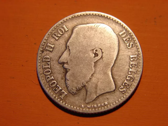 Belgique. 1 Franc 1867. Leopold Ii.