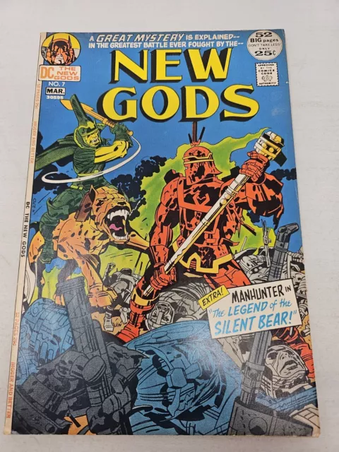 NEW GODS #7- 1ST Appearance Steppenwolf Darkseid DC Comics 1972 5.0