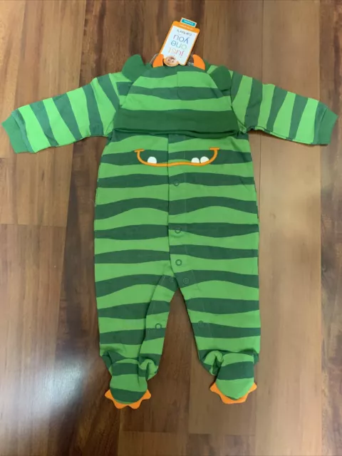 just one you carters monster costume One Piece with hat 3 months