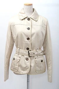 Used BURBERRY Padded Leather Piping Nylon LJKA58109 R225m 032