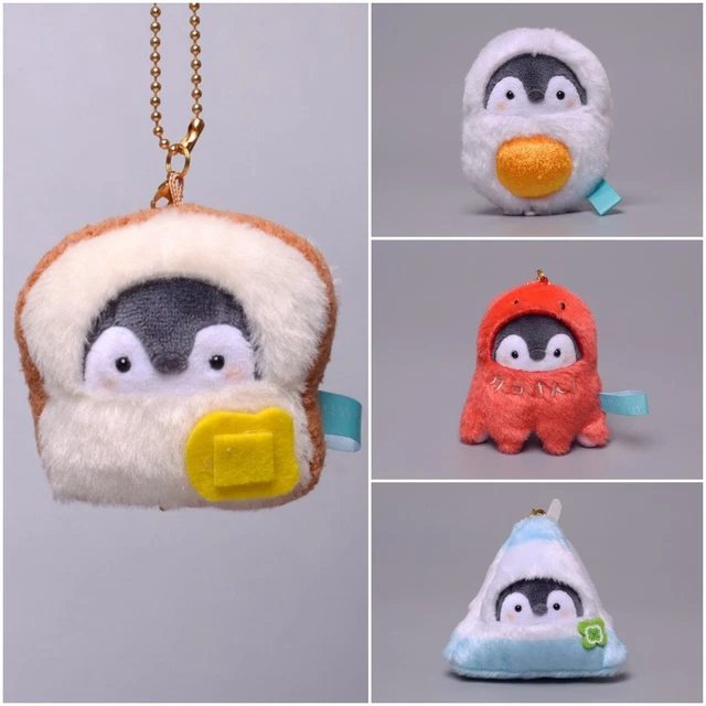 CUTE KOUPEN CHAN Penguin Plush Pendant Egg Toast Milk Dress Up
