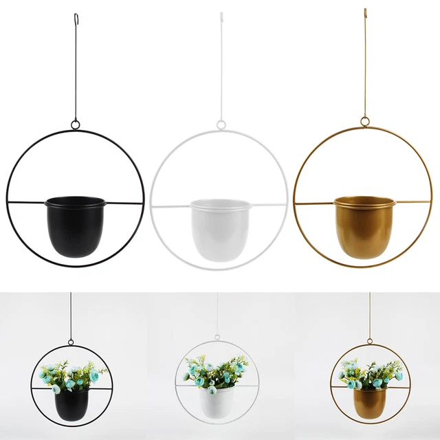 Hohe-qualität Eisen Kunst Hängen Blumentopf Pflanzer für Wohnkultur