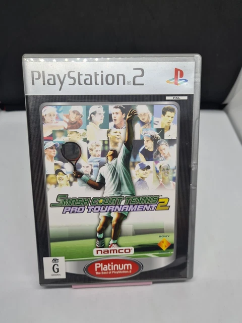 Namco Smash Court Tennis Pro Tournament 2 PlayStation 2 Sony PS2 Complete VGC