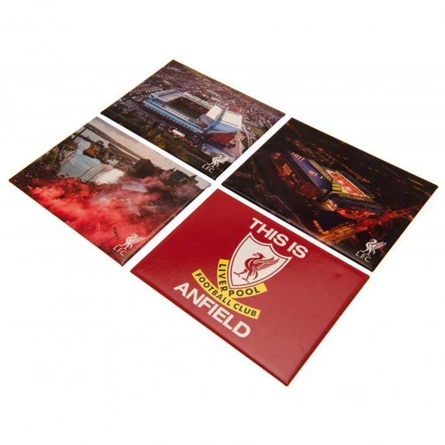 Liverpool FC  Set de Imanes de Nevera  Pack de 4 (TA8190)