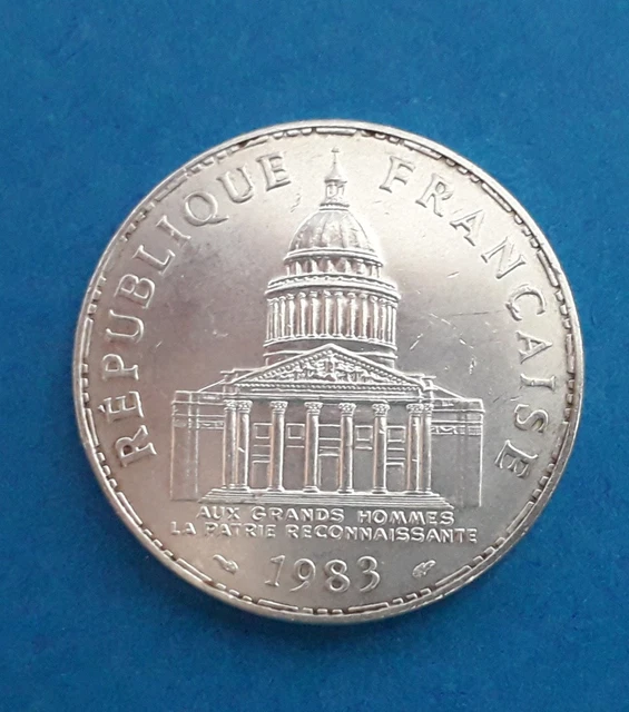 100 Francs Panthéon, piedfort platine 1984 France Platinum Coin Value