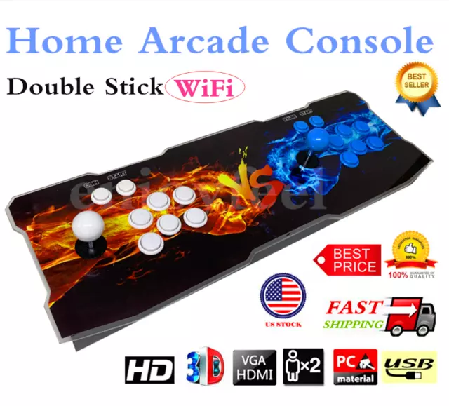 10000 In1 Hot Pandoras Box Retro Video Game Double Stick Home Arcade Console H