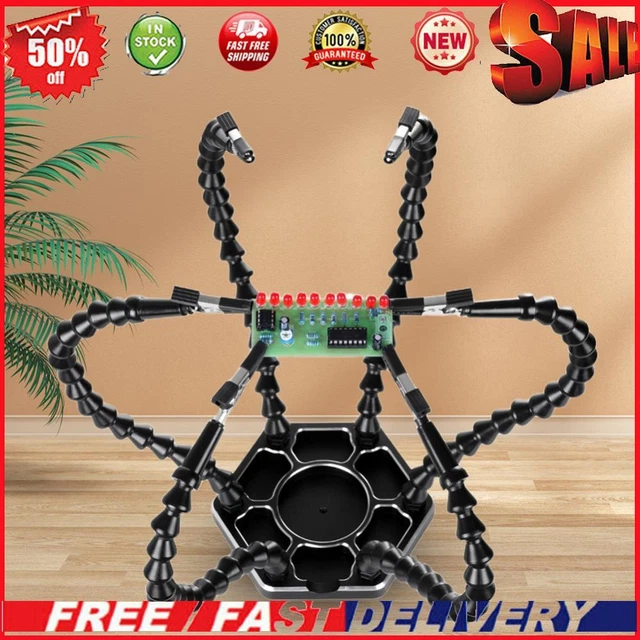 AUXILIARY WELDING STATION 6 Flexible Arms PCB Holder for PC Board ...