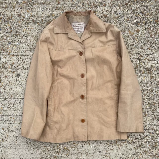 VINTAGE MARLBORO CLASSICS Leather Jacket Women s Size L 14.99 PicClick UK