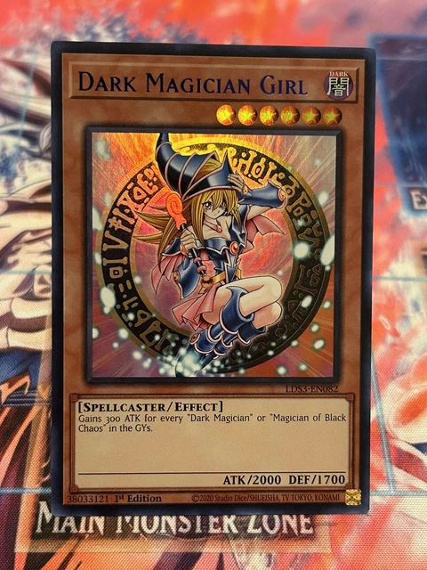 Yugioh x1 Dark Magician Girl (Blue) LDS3-EN082 Ultra Rare 1st Ed (Near Mint!)