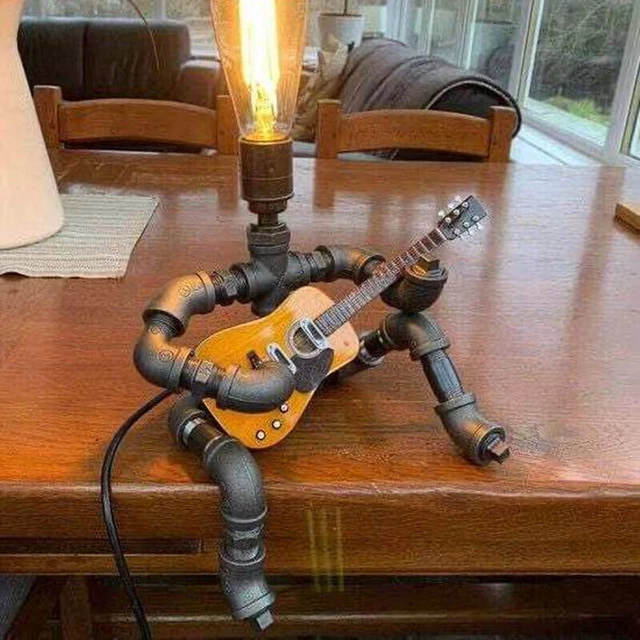 Creative Crafts Industrial Retro-Art-Roboter-Tischlampe Steampunk Lamp
