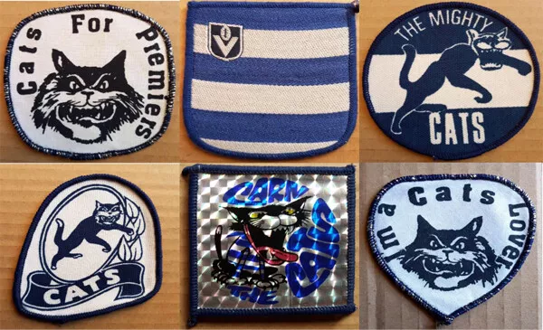 Vintage VFL Geelong Sew on Patches (New Old Stock) SOLD INDIVIDUALLY ONLY!!!!!