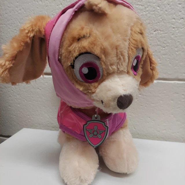 BUILD A BEAR BAB Workshop Paw Patrol Skye Sky Puppy Dog with Blue Dress