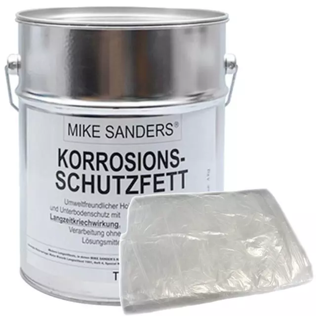 Mike Sanders 4 kg Korrosionsschutzfett "weiche Mischung" inkl. Abdeckplane 4x5 m