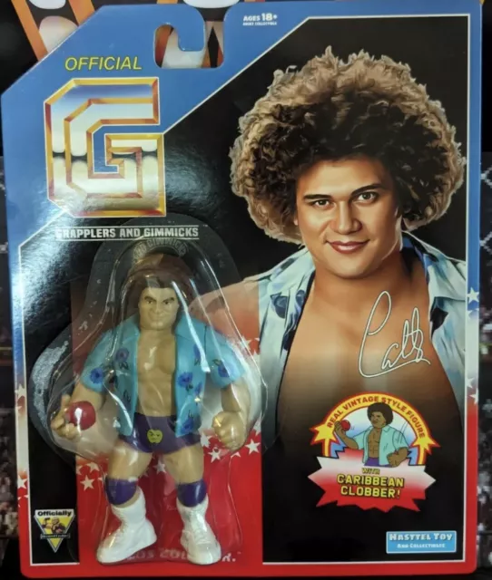 Carlito Retro Hasbro - WWE WWF Mattel - Grapplers And Gimmicks - MOC