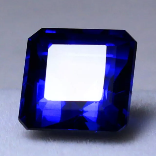 Certified 7.50 Ct Natural Burma Blue Sapphire 10x10 mm Unheated Loose Gemstone