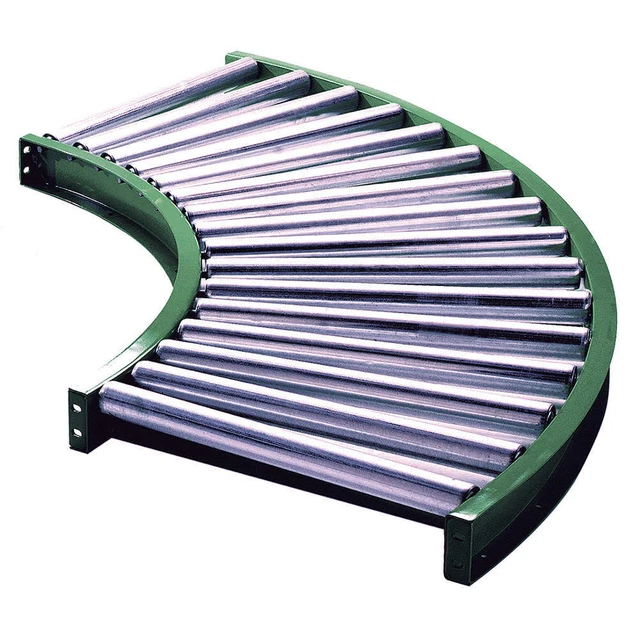 ASHLAND CONVEYOR 10F90KG03B16 Roller Conveyor,16" BF,Steel Frame