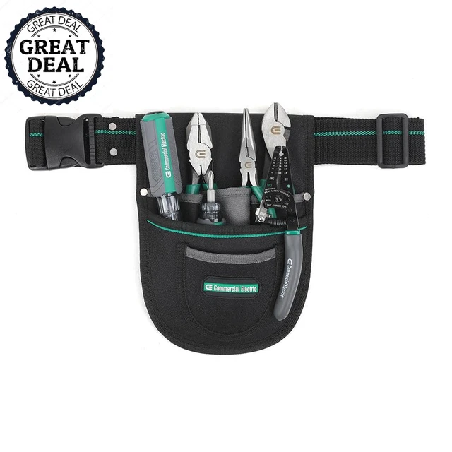7-Piece Electrician'S Tool Set with Pouch