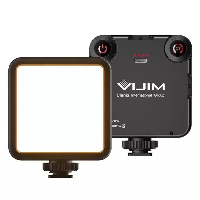 ULANZI VIJIM VL81 Bi-Colour Mini LED Lamp for Smartphone and Camera with Adjusta 3