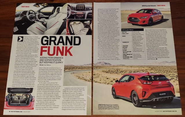 Hyundai 2019 Veloster Magazine Article Motor Trend First Drive Adding Performanc