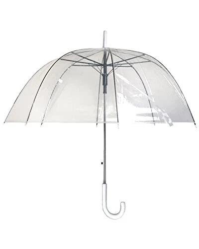 PARQUET Clear Bubble Umbrella with Windproof Dome - Transparent Umbrella for ...