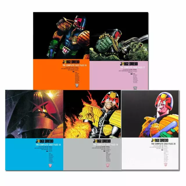 Judge Dredd Complete Case Files Volume 16-20 Collection 5 Books Set Series 4
