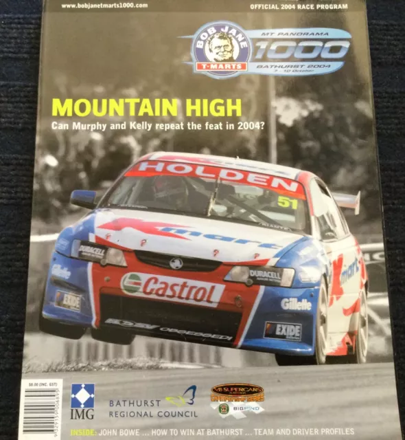 2004 Bathurst 1000 Official Race Program