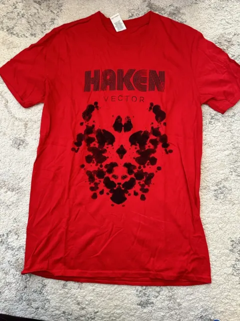 Haken Vector Shirt Red Medium Progressive Rock Metal