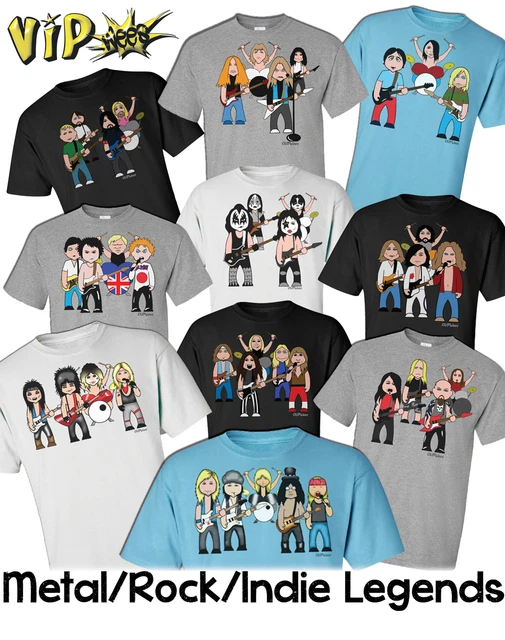 Vipwees Maglietta Unisex Con Caricatura Di Gruppo Pop Svedese - Cotone Biologico, Fan-Art Originale