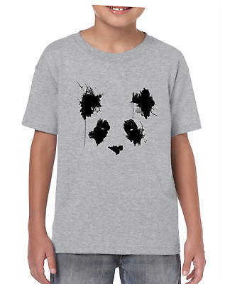 Panda Face Paint Kids T-Shirt Tee Cute Animal Lover Childrens Design Top New