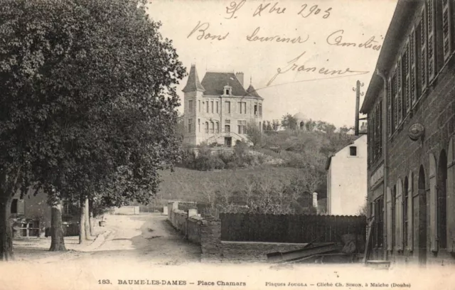 CPA 25 - BAUME LES DAMES (Doubs) - 183. Place Chamars
