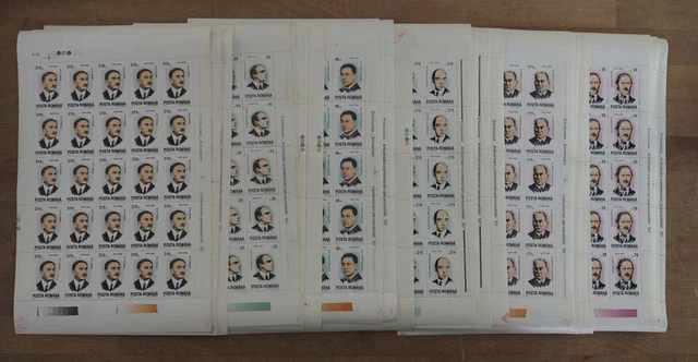 1993 Rumänien; 400 Serien Persönlichkeiten, **/MNH, MiNr. 4924/29, ME 1200,-