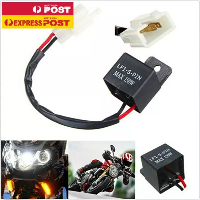 Motorcycle 12V Relay LED Turn Signals Light Flasher Blinker For Yamaha Honda KTM