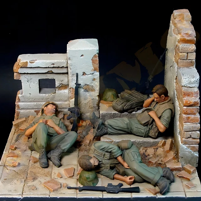 buste 1/10 résine soldat d'infanterie allemande 2° Guerre Mondiale (non