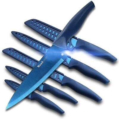 Ariete Set di 6 Coltelli da Cucina Professionali Acciaio Inossidabile Coltello da Cuoco 