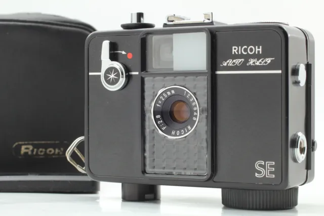 [Near MINT Case] Ricoh Auto Half SE Black 35mm Half Frame 25mm f/2.8 from Japan
