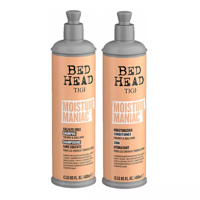 TIGI Kit BED HEAD moisture Maniac shampoo 400ml + conditioner 400ml