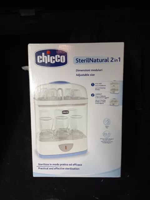 Chicco SterilNatural 3 In 1 Chicco Sterilizzatore a vapore Colore Bianco