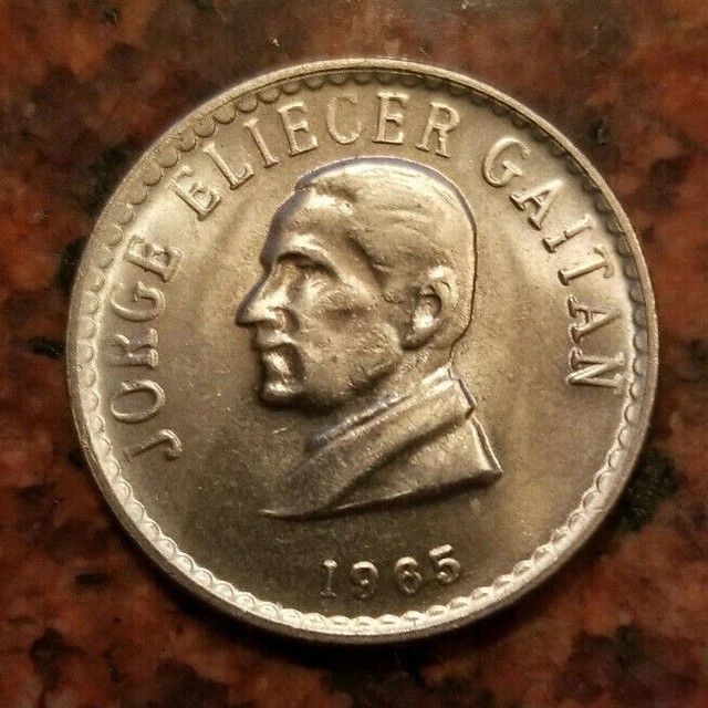 1965 Colombia 50 Centavos Coin - High Grade - #A5470