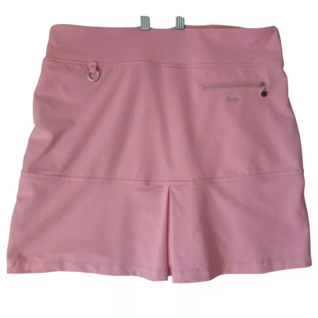 Women's Golf Skort Daily Sports Ladies Pull-On Pink Skirt Size Large W34